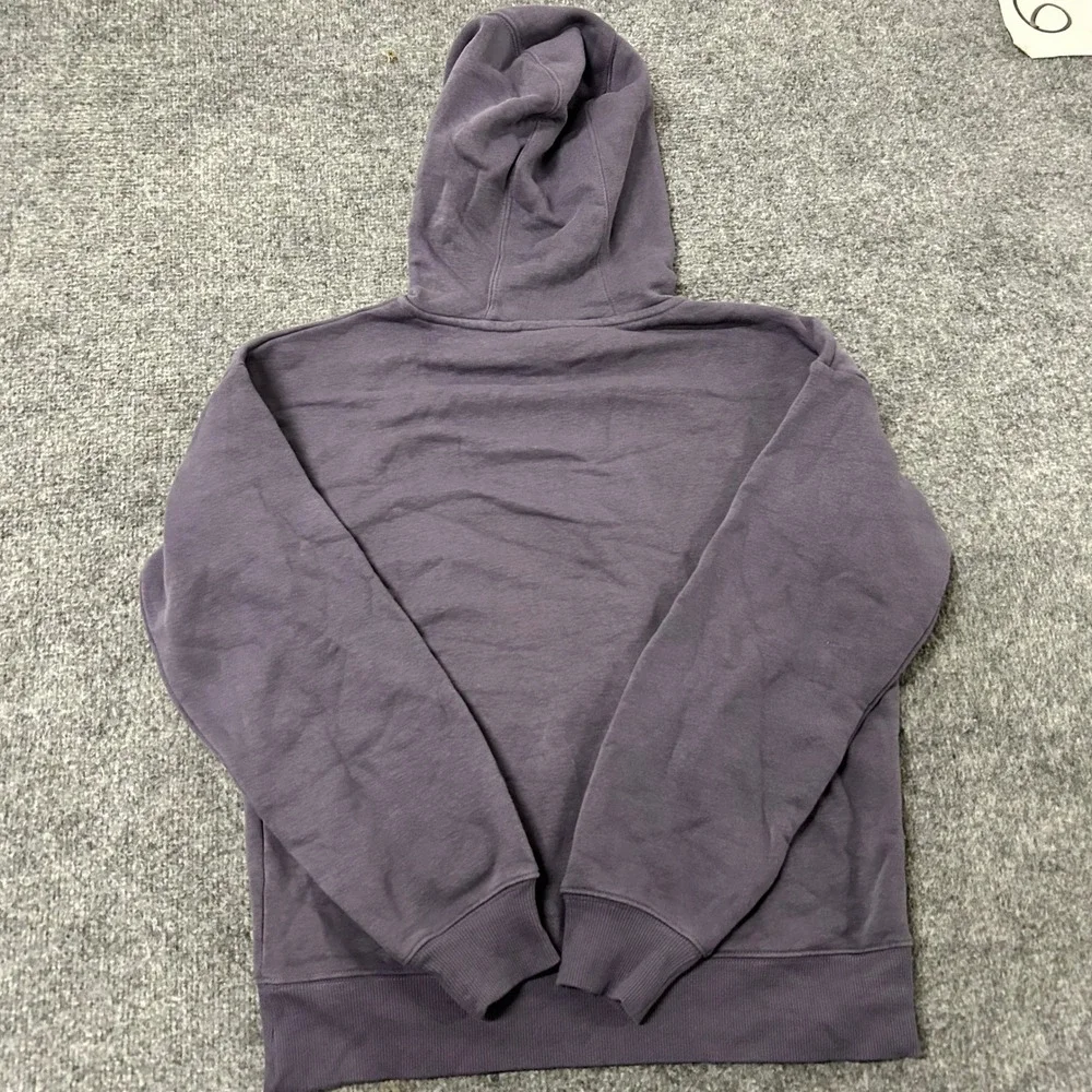 Fila Hoodie Womens Size S Purple Pullover Cotton Blend Long Sleeve Athletic Logo